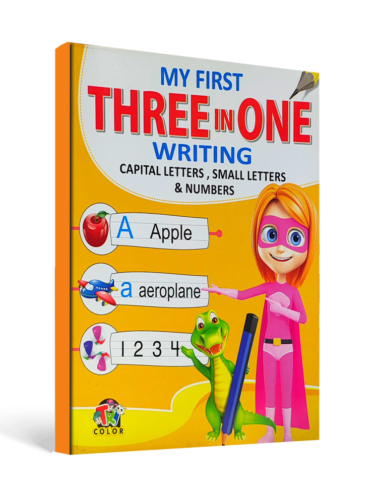 My First Three in One Writing – Capital Letters, Small Letters & Numbers