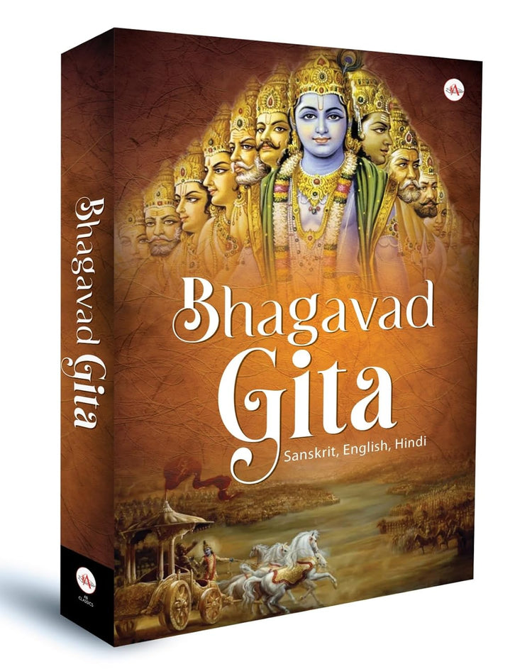 Bhagavad Gita in English, Hindi & Sanskrit by Shree Krishna, Ved Vyass